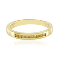 Bague en argent et Diamant jaune I3