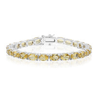 Bracelet en argent et Citrine