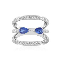 Bague en argent et Kyanite du Népal