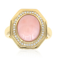 Bague en or et Opale rose (CIRARI)