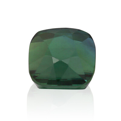 Gemme et Tourmaline verte 1,74 ct