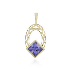 Pendentif en or et Tanzanite AAA (Ornaments by de Melo)