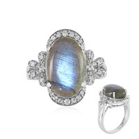 Bague en argent et Labradorite