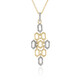 Collier en argent et Diamant I2 (J)