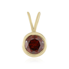 Pendentif en or et Diamant rouge I2