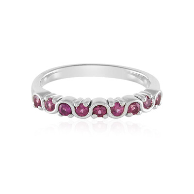 Bague en argent et Grenat Rhodolite