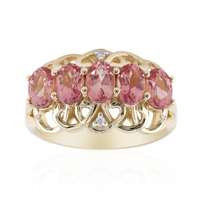 Bague en or et Tourmaline rose du Brésil  (Rifkind 1894 Collection)