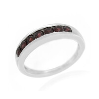 Bague en argent et Grenat Rhodolite