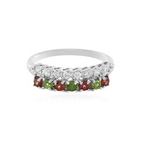 Bague en argent et Zircon vert