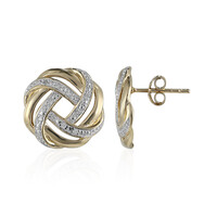 Boucles d'oreilles en argent et Diamant I3 (I)