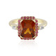 Bague en or et Grenat Hessonite (Adela Gold)