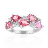 Bague en argent et Tourmaline rose du Brésil  (Pallanova)