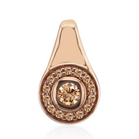 Pendentif en or et Diamant rose de France SI1 d'Argyle 