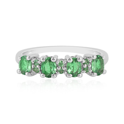 Bague en argent et Grenat Tsavorite