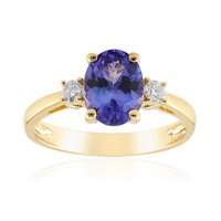 Bague en or et Tanzanite AAA (CIRARI)