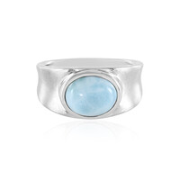 Bague en argent et Larimar