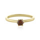 Bague en argent et Diamant cognac I3