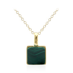 Collier en argent et Malachite