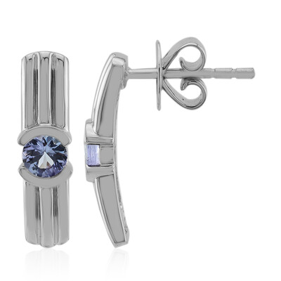 Boucles d'oreilles en argent et Tanzanite (Pallanova)