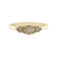 Bague en or et Diamant champagne I2 (de Melo)