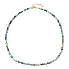 Collier en argent et Chrysocolle