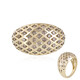 Bague en or et Diamant champagne I2 (de Melo)