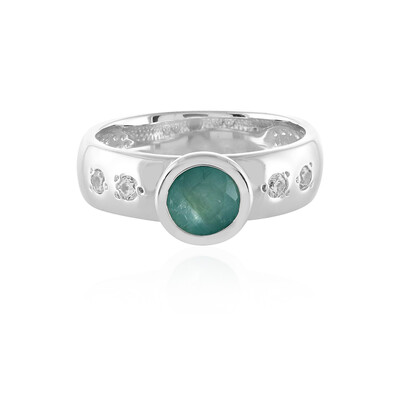 Bague pour homme en argent et Grandidierite