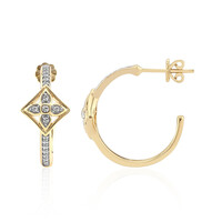 Boucles d'oreilles en or et Diamant SI1 (G)