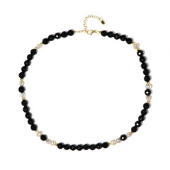 Collier en argent et Onyx noir