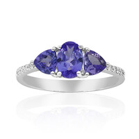 Bague en or et Tanzanite AAA