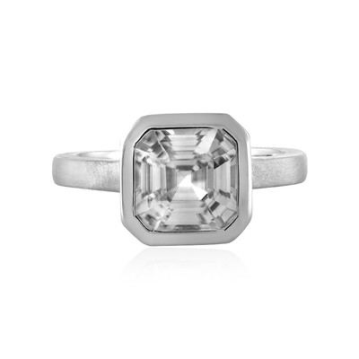 Bague en argent et Zircon (MONOSONO COLLECTION)