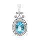 Pendentif en argent et Apatite bleue (Pallanova)