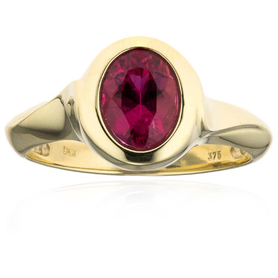 Bague en or et Rubellite du Nigéria (CUSTODANA)