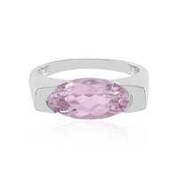 Bague en argent et Kunzite du Brésil