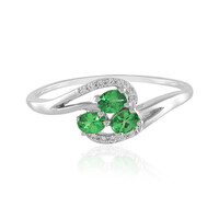 Bague en argent et Grenat Tsavorite