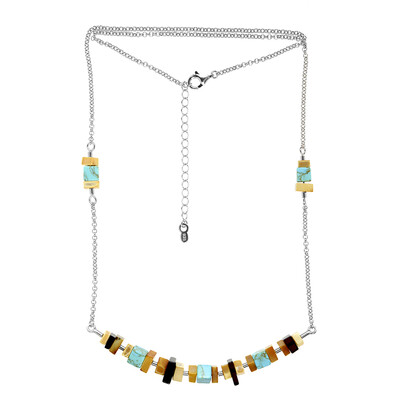 Collier en argent et Turquoise (dagen)