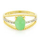 Bague en argent et Chrysoprase impériale