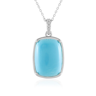 Collier en argent et Turquoise de Kingman (Faszination Türkis)