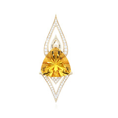 Pendentif en or et Citrine (de Melo)