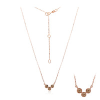 Collier en or et Diamant rose de France SI1 d'Argyle 