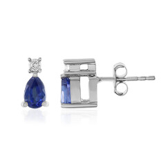 Boucles d'oreilles en argent et Kyanite du Népal