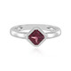 Bague en argent et Grenat Rhodolite