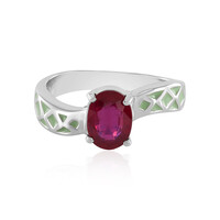 Bague en argent et Rubis de Bemainty