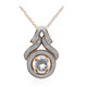 Collier en argent et Topaze blanche