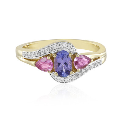 Bague en or et Tanzanite