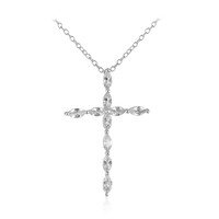 Collier en argent et Topaze blanche