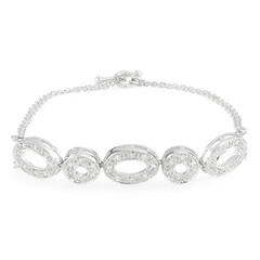 Bracelet en argent et Zircon