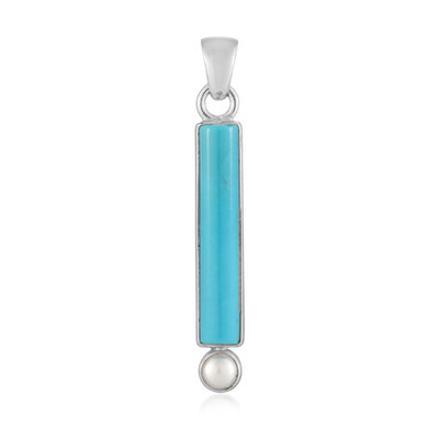 Pendentif en argent et Turquoise