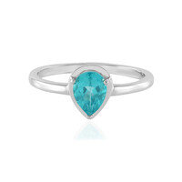 Bague en argent et Apatite bleue