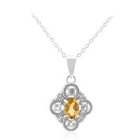 Collier en argent et Citrine